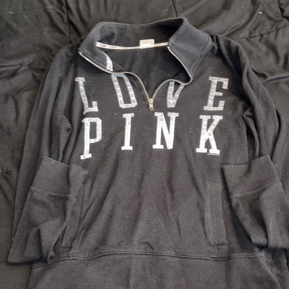 Victoria's Secret PINK Black Zip-Up